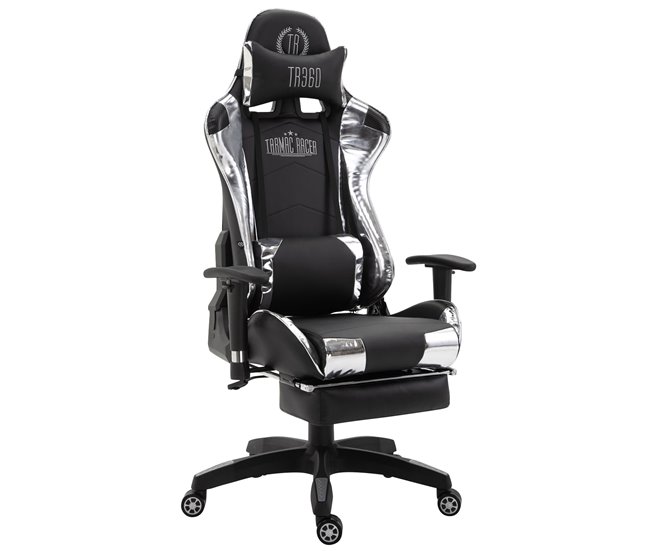 Silla Gamer BASTET color azul y negro - Conforama