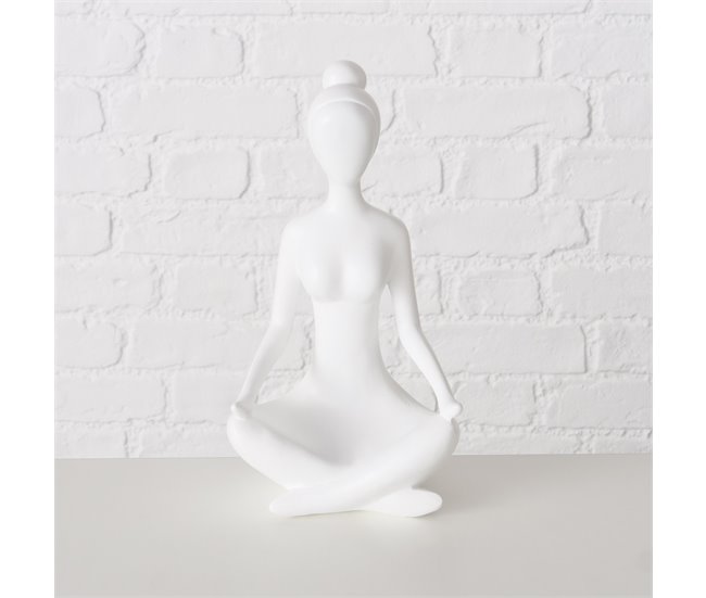 Figura decorativa YOGA blanca surtida marca BOLTZE Blanco