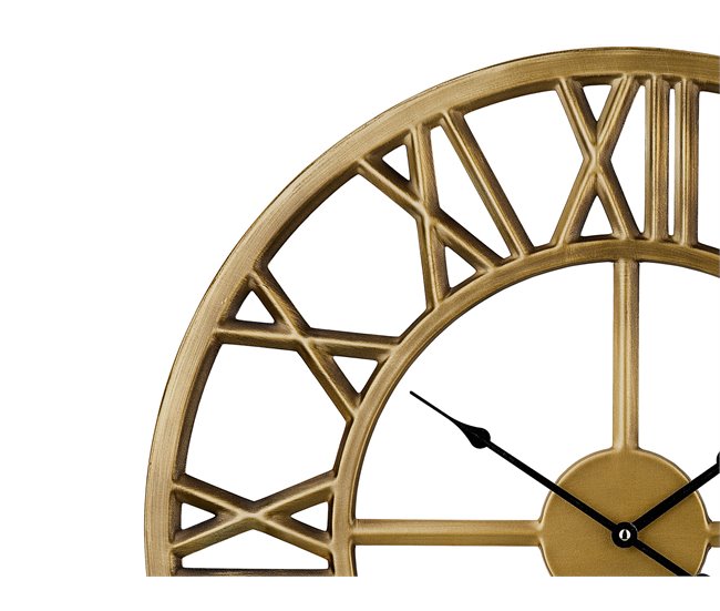 Beliani Reloj de pared NOTTWIL Dorado