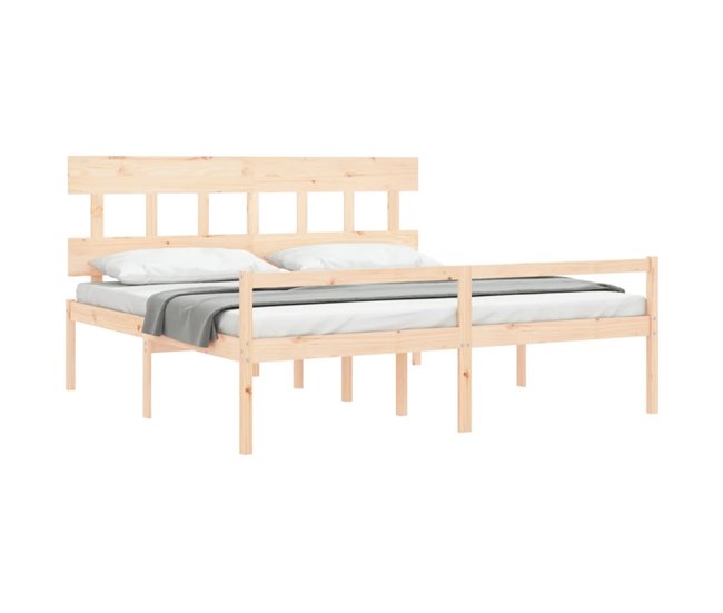 Estructura de cama 180x200 Natural