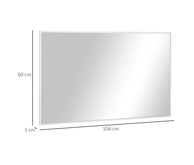 Espejo de Baño kleankin 834-499V00WT 104x3 Transparente