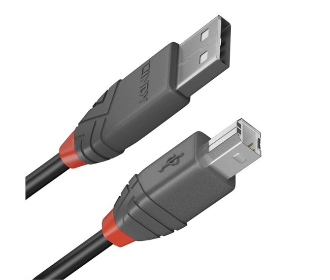Cable USB A a USB B 36676 Negro