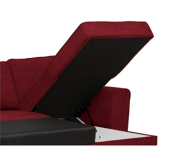 Chaise Longue reversible con cama ASTON color Antracita - Conforama