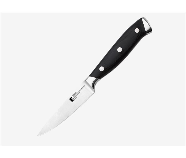 Cuchillo pelador marca MASTERPRO 9cm Negro/ Inox