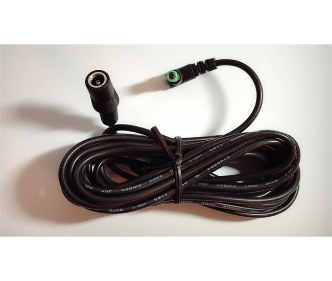Cable extensor de 4 m (sin rosca) Negro