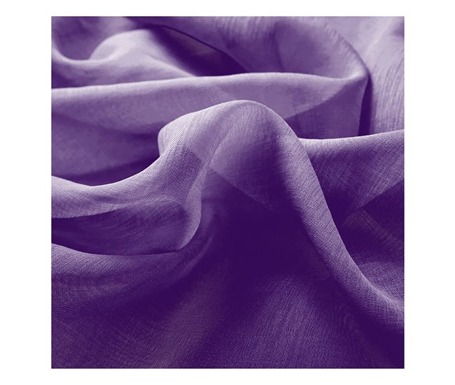 Acomoda Textil – Cortina Translucida para Ventanas. Lila