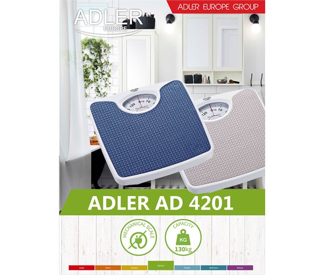 Báscula de baño Adler AD8151B Azul