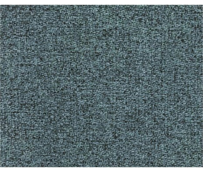 Sofa NERO en tela con patas metalicas Azul