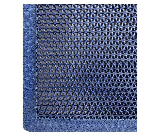 Alfombra Drenante de PVC Impermeable y Resistente Azul, 40x67 cm - Conforama