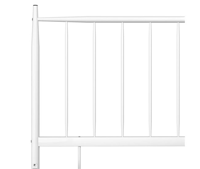 Estructura de cama de metal 140x200 Blanco