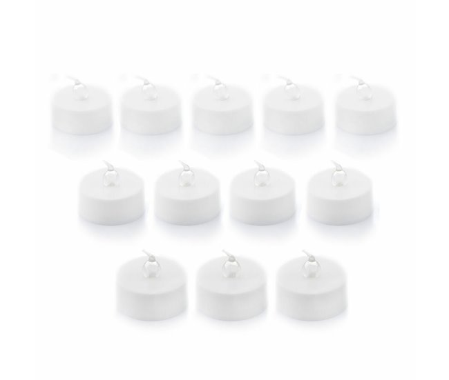 Set de Velas de Té LED Blanco