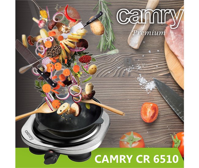 Cocina electrica portatil Camry CR 6510 Plata