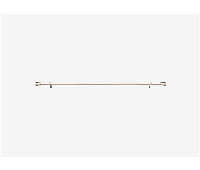 Barra Cortina Extensible Blanca de Metal (160 a 300 cm, Blanco)