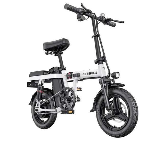 Bicicleta eléctrica ENGWE T14 EU | Motor 250W | Autonomía 45KM Blanco