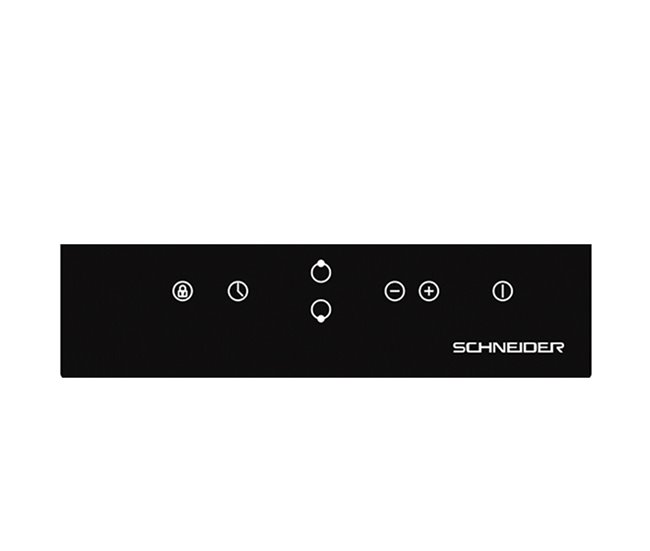 Dominó Vitrocerámico Integrable 2 fuegos Touch control 3000W SCHNEIDER SDV30S Negro
