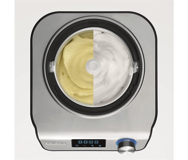 SEVERIN - Heladera y yogurtera 2 en 1, maquina para hacer helado, yogur y  sorbetes con compresor