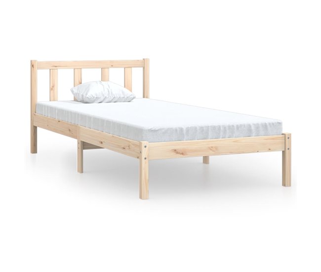 Estructura de cama 75x190 Madera