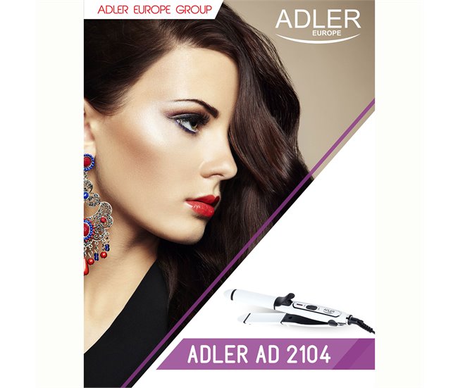 Plancha de  pelo Adler AD2104 Blanco