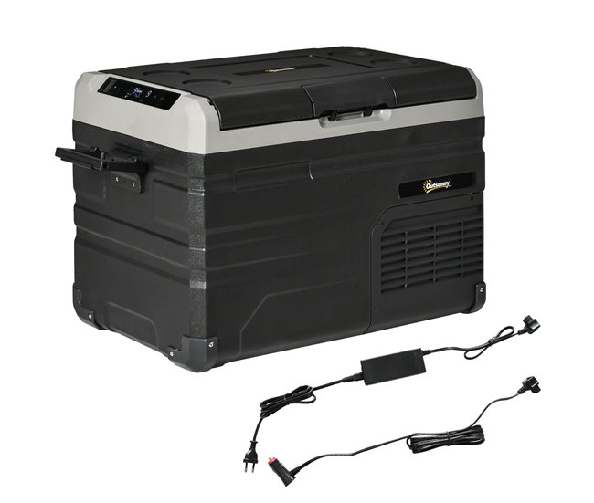 Nevera congelador portátil Outsunny C00-037V90 Negro