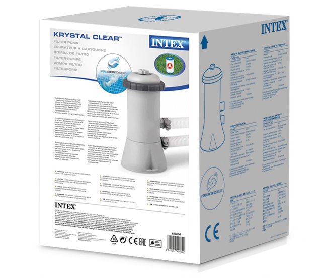 Depuradora cartucho INTEX 2.006 l/h filtros tipo A Gris