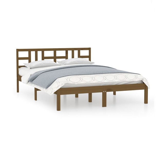 Estructura de cama 150x200 Marron