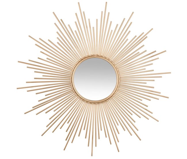 Espejo de Pared en forma de sol - CYNTHIA Dorado