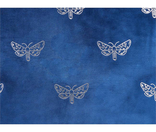 Beliani Cojín decorativo YUZURI 45x45 Azul Marino