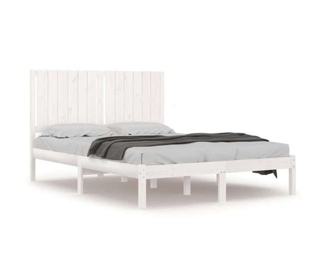 Estructura de cama 140x190 Blanco