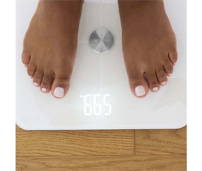 Báscula de baño Surface Precision 9600 Smart Healthy Cecotec Blanco