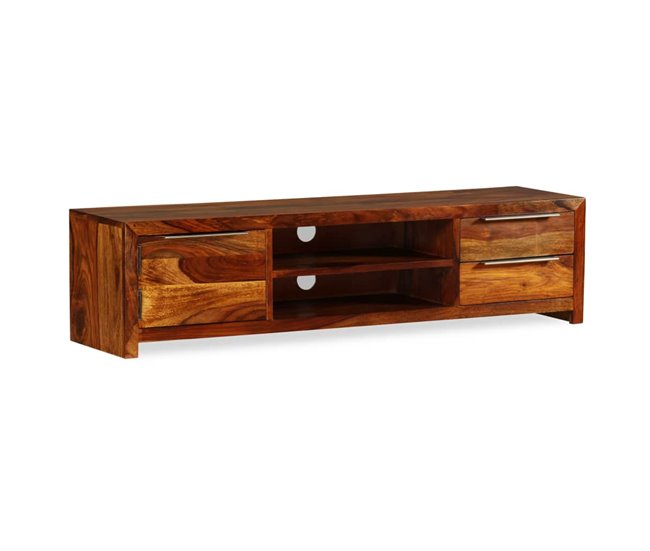 Mueble TV en madera maciza de sheesham 2502175 Marron