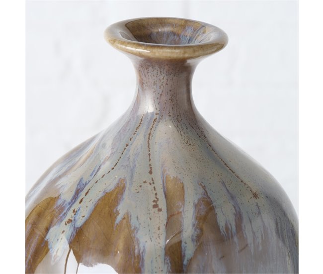 Jarrón cerámica marrón SENSU 32 cm Marron