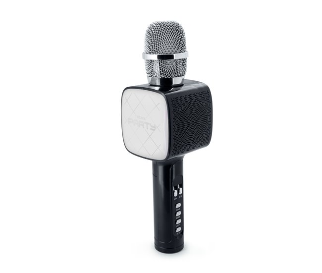 Micrófono karaoke inalámbrico Bluetooth Bigben Negro
