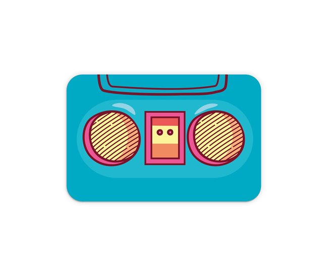 Mantel individual Infantil Radio Azul