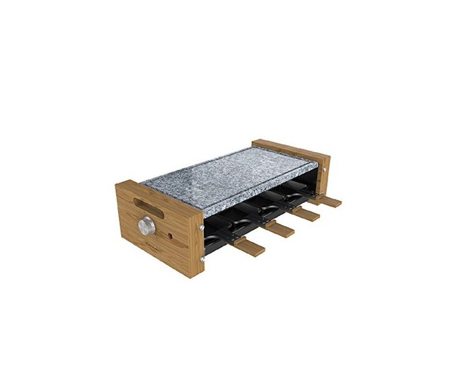 Raclette de madera Cheese&Grill 8600 Wood AllStone Cecotec Gris