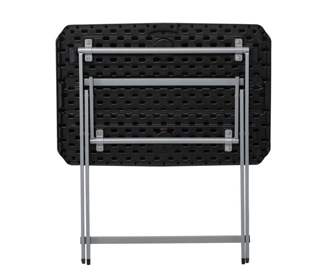 Mesa personal plegable rectangular 75x50,5x66 cm LIFETIME Negro