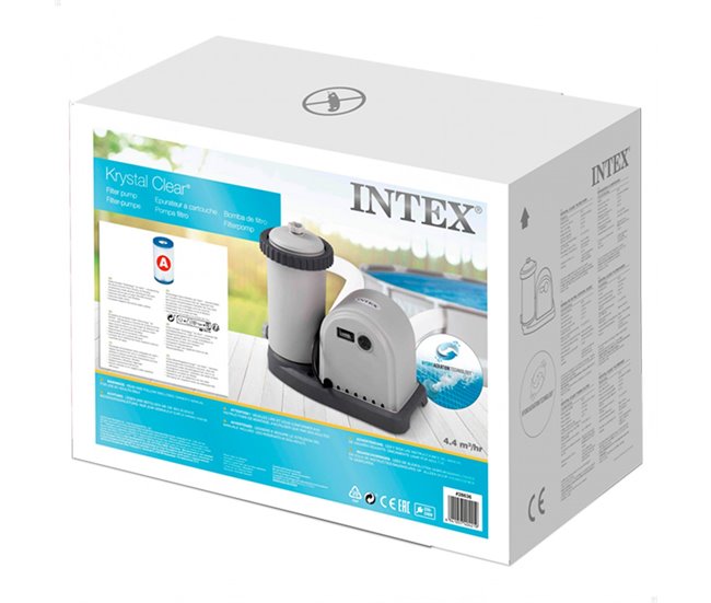 Depuradora de cartucho INTEX 5.678 l/h - filtros tipo A Gris