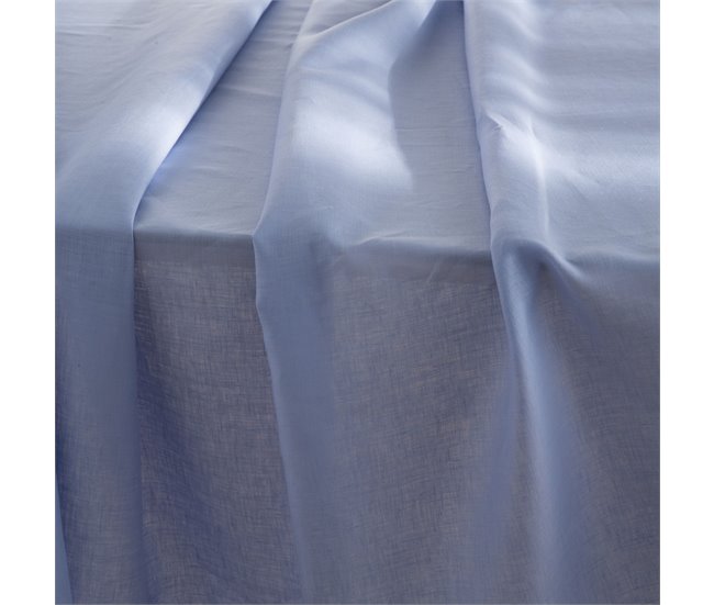 Mantel Lino Linen Cielo Azul Claro