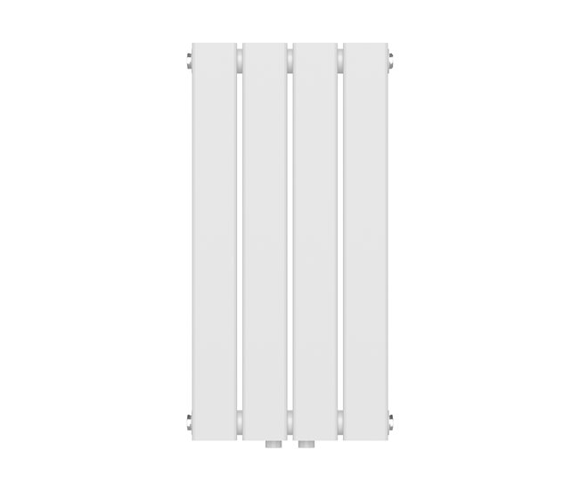 Radiador monocapa para baño blanco 300 x 1600 mm con conexión central de  pared
