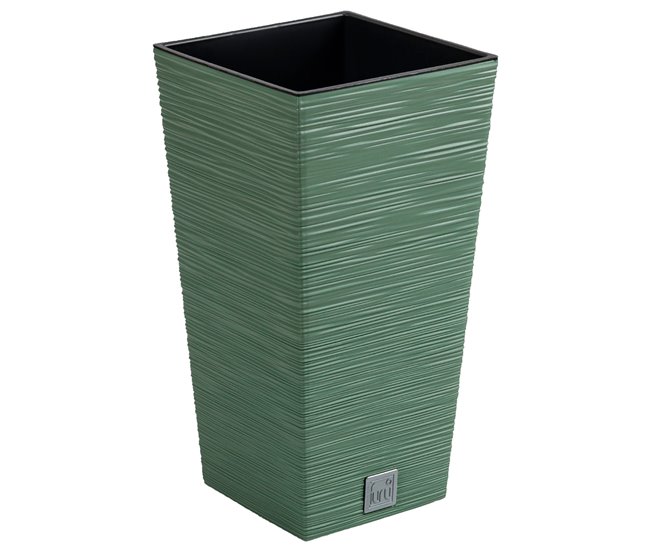 Macetero con depósito, colección FURU de 37 L Verde
