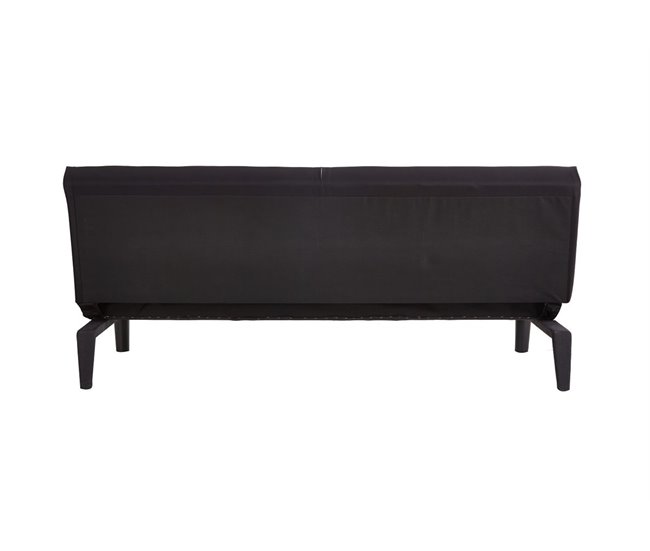 Sofá convertible en cama RIO color negro Negro