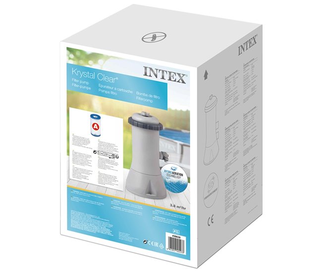 Depuradora de cartucho INTEX 3.785 l/h - filtros tipo A Gris