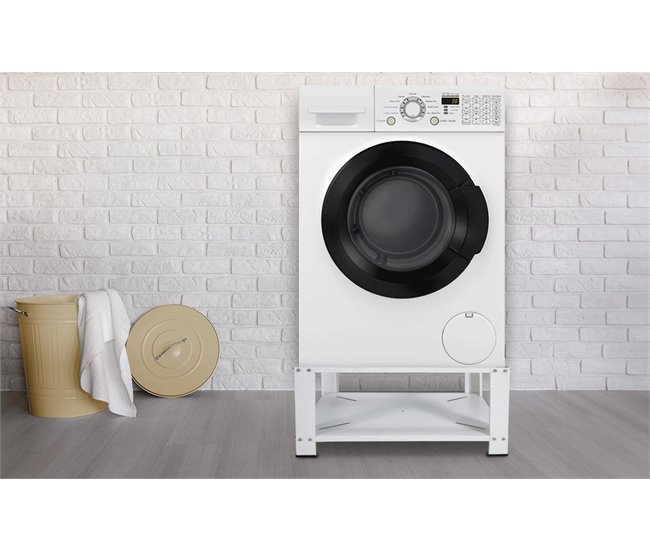Base metálica para lavadoras Lunas Blanco
