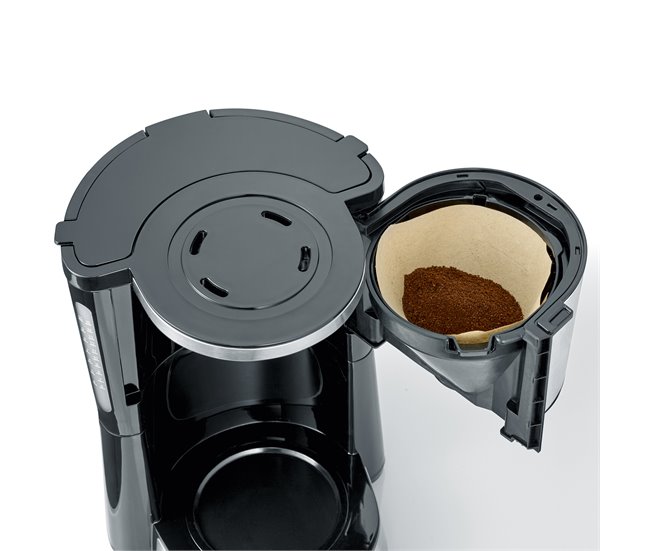 Cafetera con jarra termo 8 tazas Severin KA 4847 - 1000 W Gris