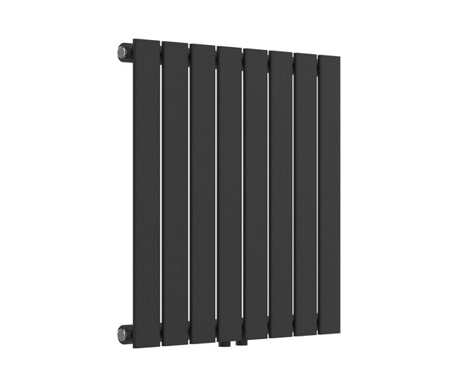 Radiador de panel Nore de Diseño monocapa plano acero Negro