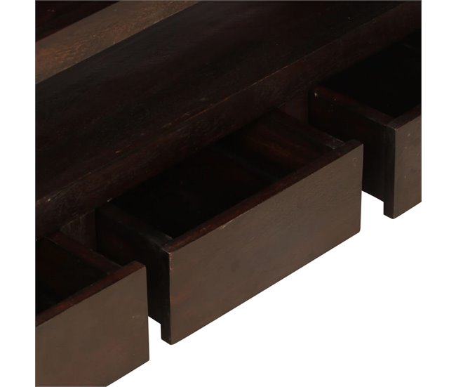 Mueble para TV madera maciza acacia oscuro 2502043 Marron