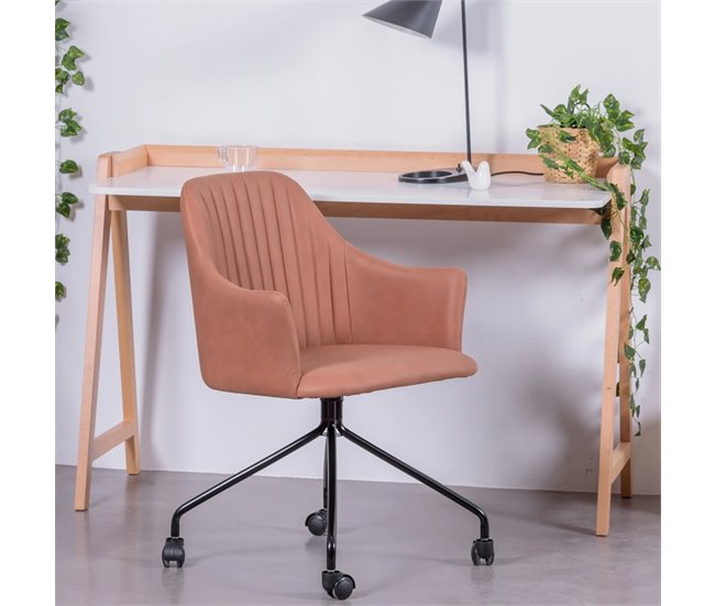 Mesa de escritorio minimalista en madera - Pop 123x53 Blanco
