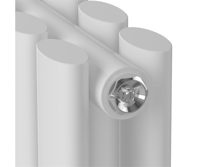 Radiador de panel Nore de Diseño doble capa tubular acero Blanco