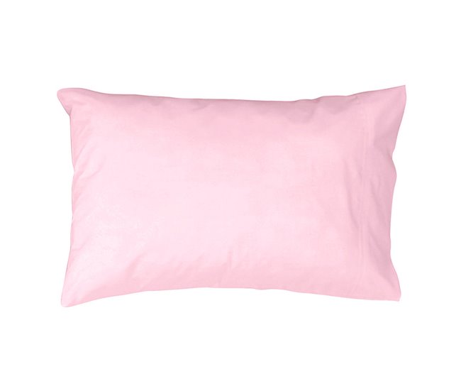 Set 2 fundas de almohada de algodón Rosa