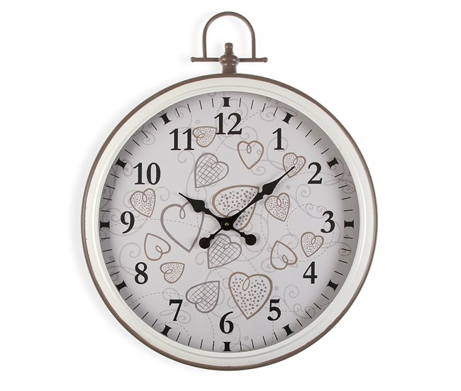 Reloj de Pared 18190652 Blanco
