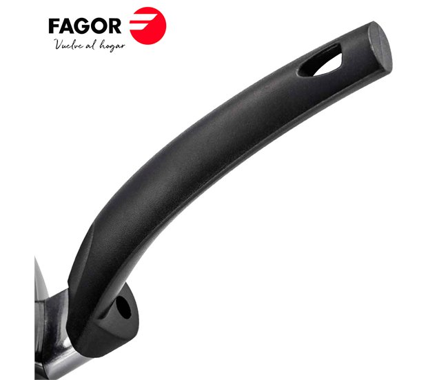 FAGOR Vivant Set 3 Sartenes 18-20-24 cm Inducción Aluminio Forjado,  Antiadherente XYLAN Ecológico sin PFOA, , Negro - Conforama